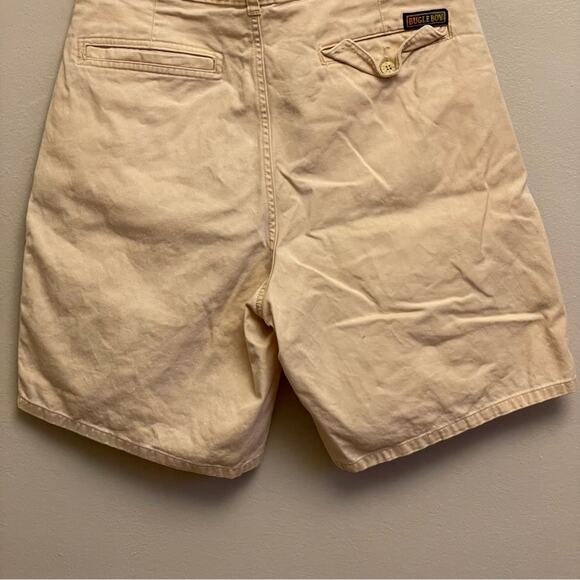 Vintage 10 (W30”) Bugle Boy cream high rise shorts - Picture 7 of 7